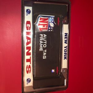 New York Giants license plate cover